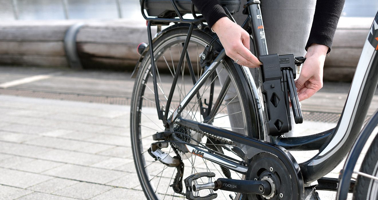 BURG-WÄCHTER Fahrrad Faltschloss für optimale Sicherheit