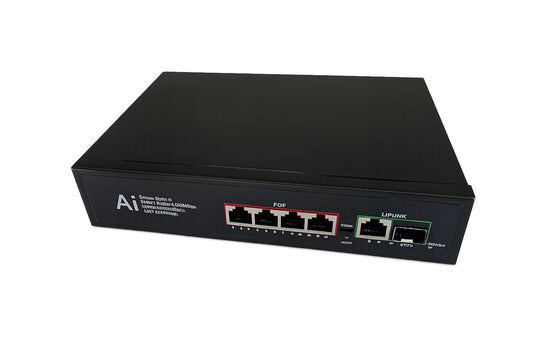 BWSwitch-1xGlasf. SFP 4xPOE